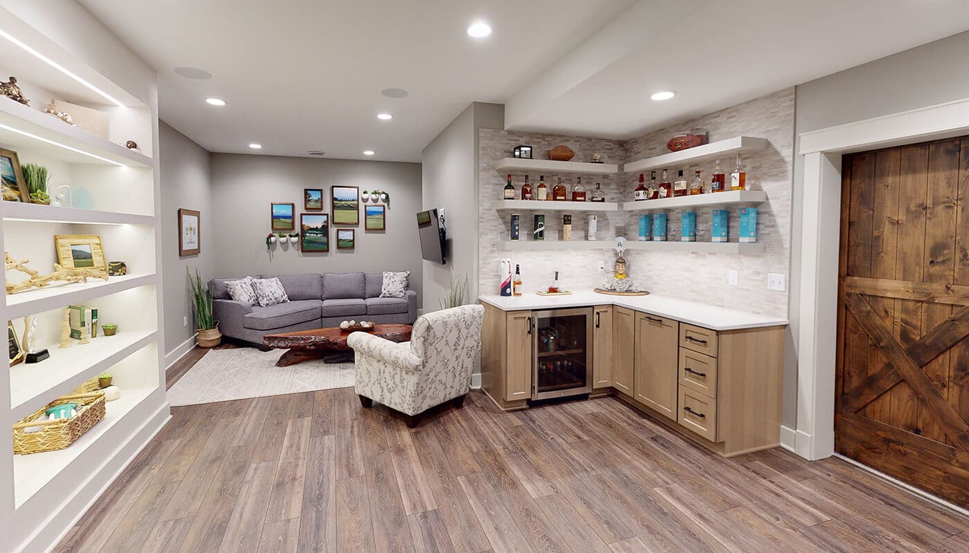 Hartland Lower Level, Golf Simulator